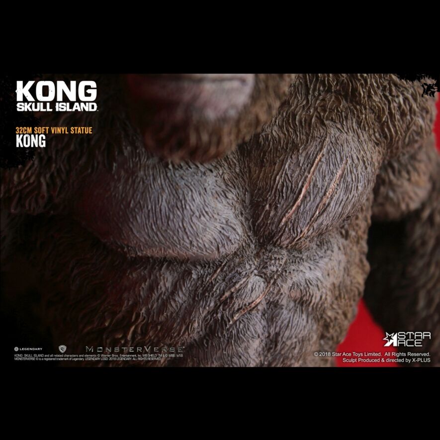キングコング：髑髏島の巨神」 コング ソフビ スタチュー