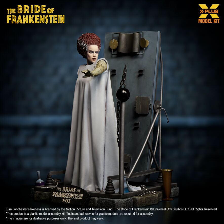 1/8 Scale The Bride of Frankenstein Plastic Model Kit