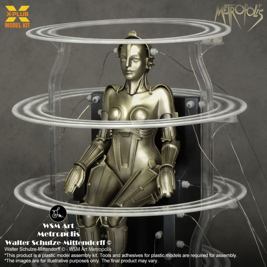 XPLUS　1/8　METROPOLIS　DISPLAY MODEL　キット Amazon.com: X-Plus - Metropolis Maschinenmensch Silver