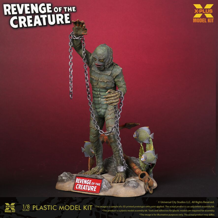 Junk Model Creature 1/8 Scale Revenge of the Creature Plastic Model Kit