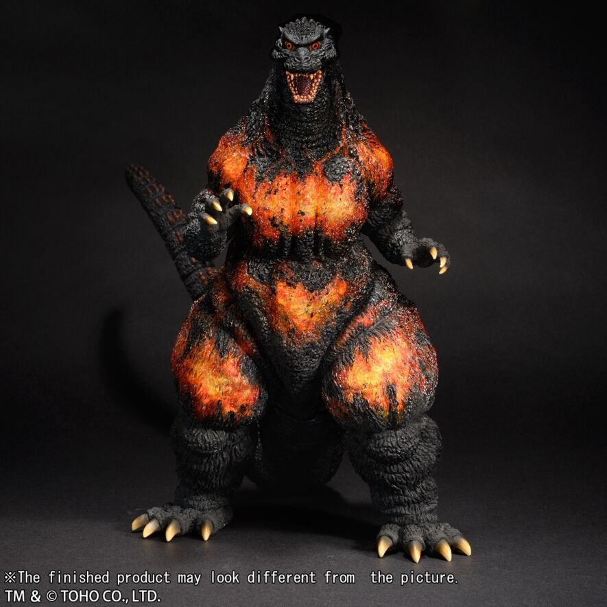 BANDAI Spirits Ichibansho - Godzilla 1995 Hong Kong Landing Ver. - Figura Collezionabile 22 Cm (Grandi Mostri Biografie)
