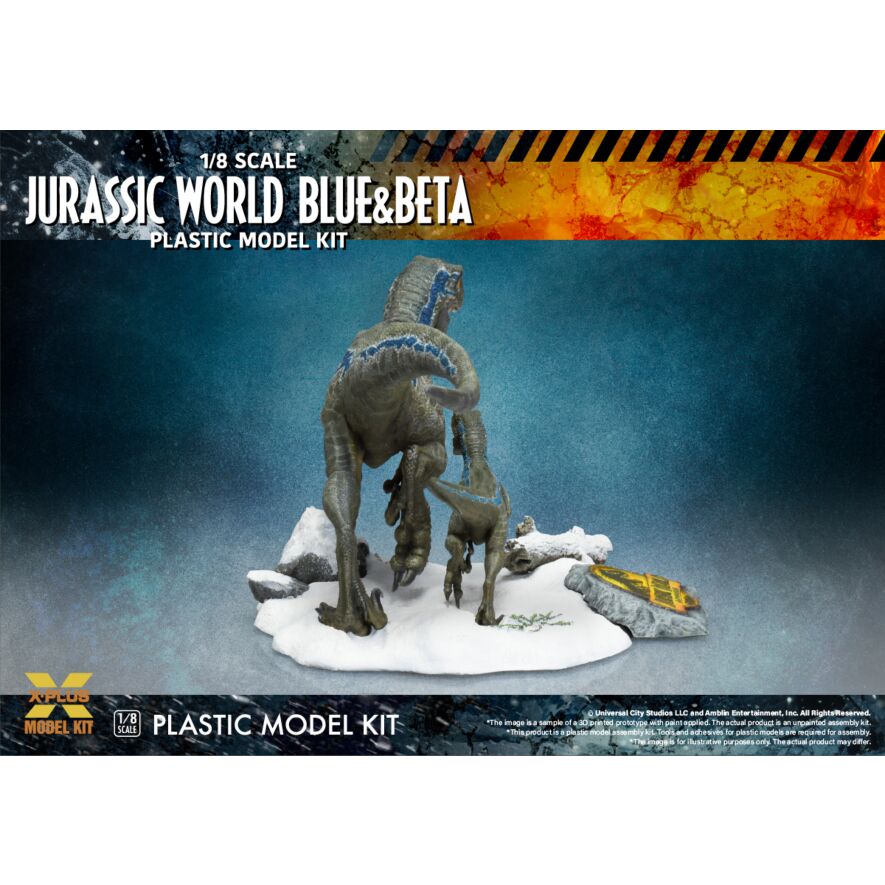 特撮 Blue and Beta - Jurassic World. Minico Statue Blue and Beta - Jurassic World: Dominion - MiniCo