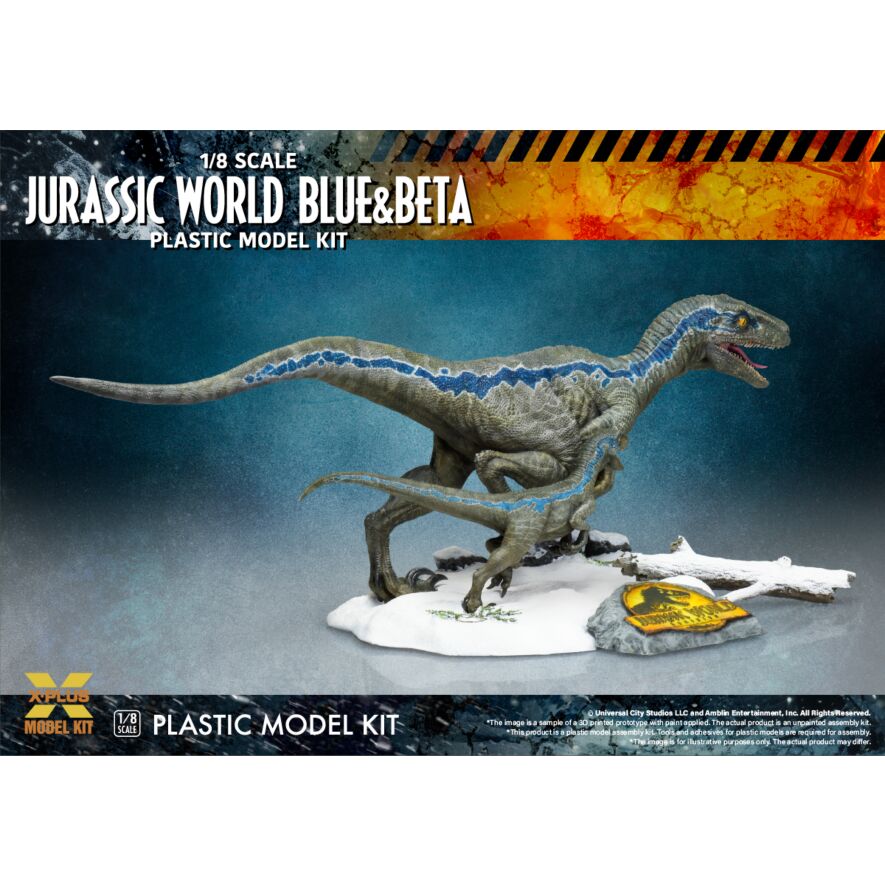 1/8SCALE JURASSIC WORLD: DOMINION VEROCIRAPTOR ”BLUE”＆”BETA” PLASTIC ...