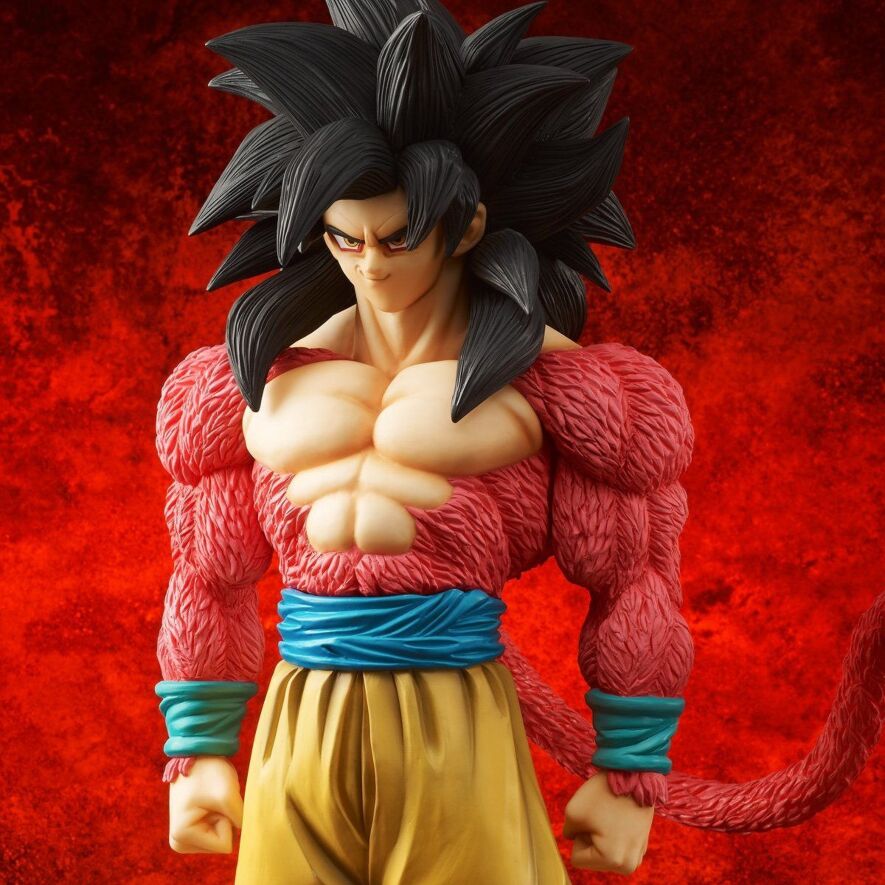 ドラゴンボールGTからスーパーサイヤ人4の孫悟空が登場。 黒く