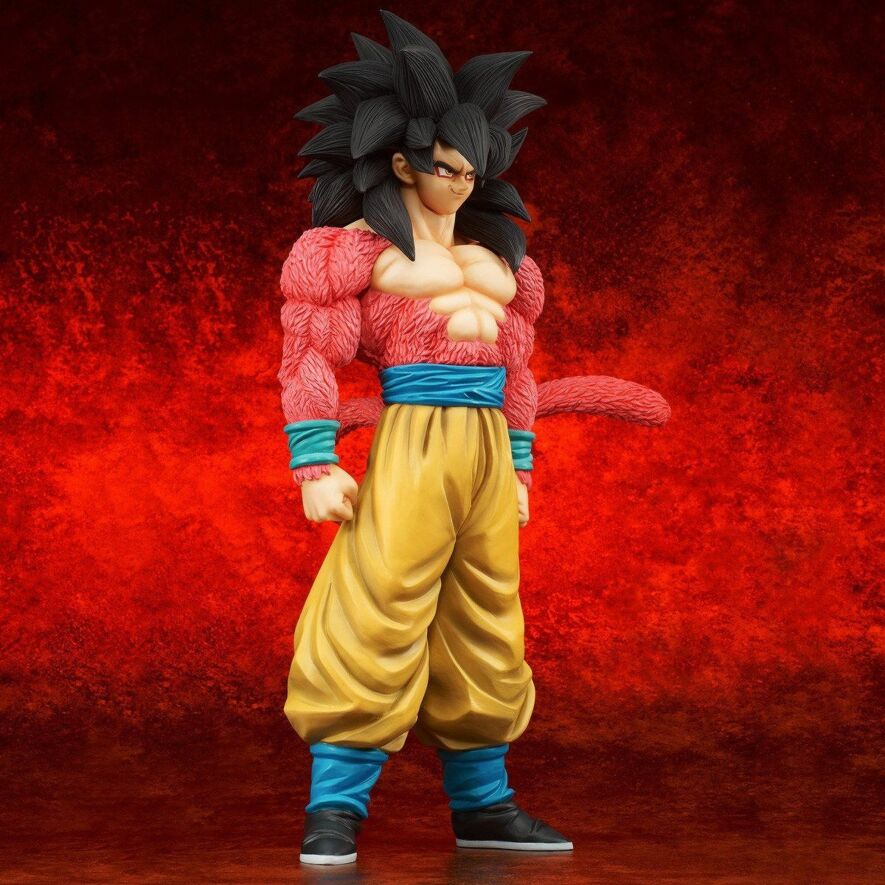 ドラゴンボールGTからスーパーサイヤ人4の孫悟空が登場。 黒く