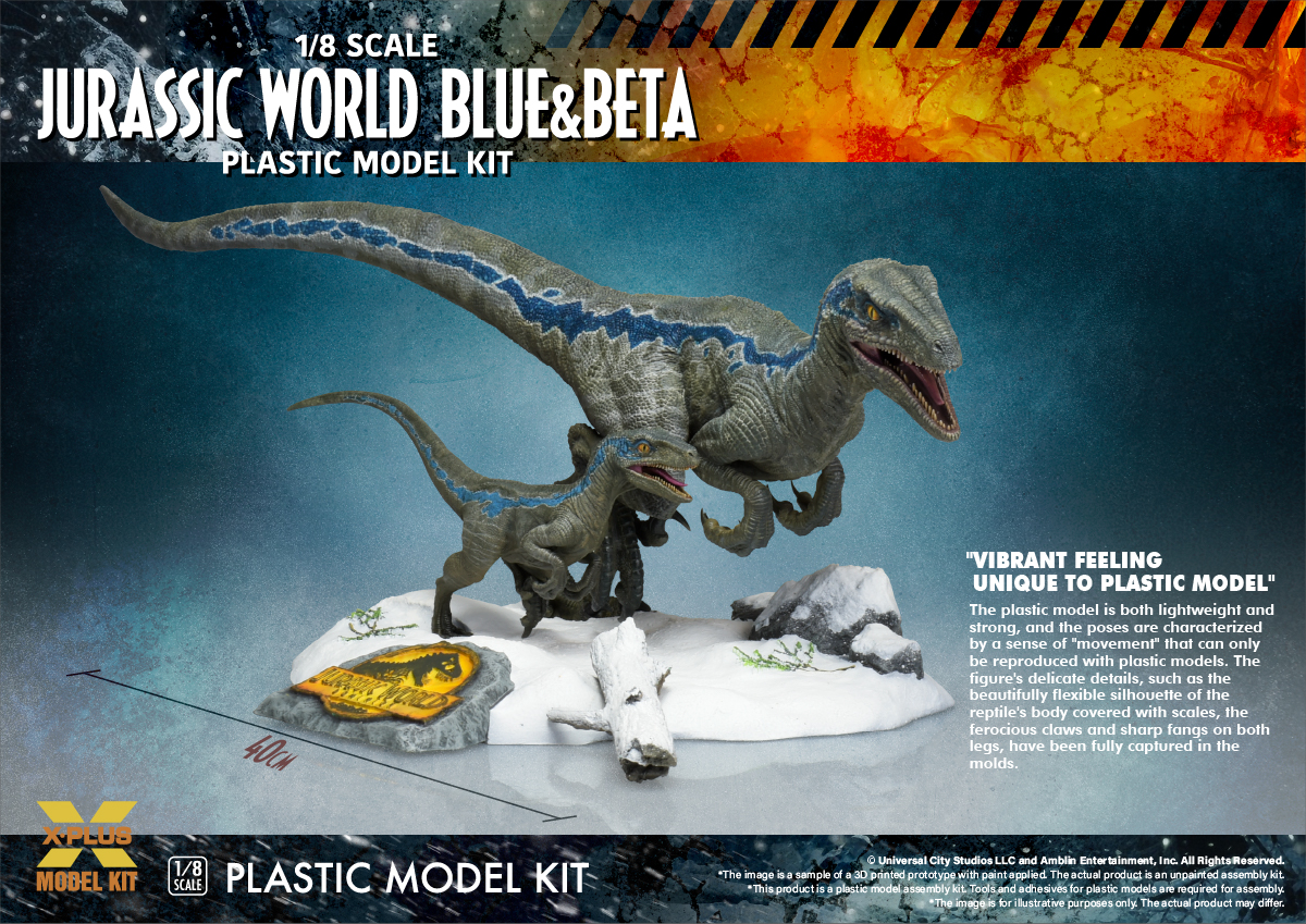 1/8SCALE JURASSIC WORLD: DOMINION VEROCIRAPTOR ”BLUE”＆”BETA